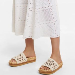 Chloe Wavy Crochet Slides sandals 36